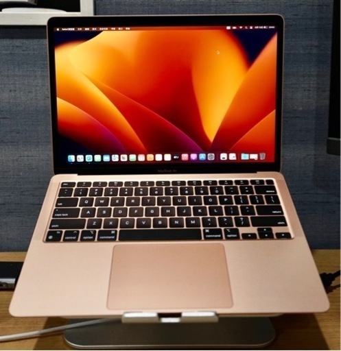 M1 カスタムMacBook Airメモリ16GB SSD1TB 8コアモデルゴールド