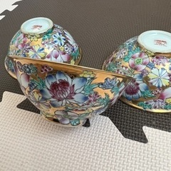 【取引中】お茶碗3個セット（中国製）の画像