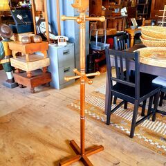 子供用 ポールハンガー 木製 ぞうさん 子供部屋　/TJ-0506 南