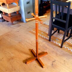 子供用 ポールハンガー 木製 ぞうさん 子供部屋　/TJ-0506 南の画像