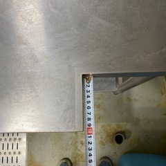 厨房用  ステンレス製作業台　天板穴ありの画像