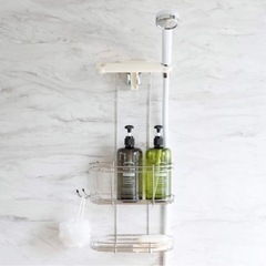 シャワーカーテン、シャワーラックの画像