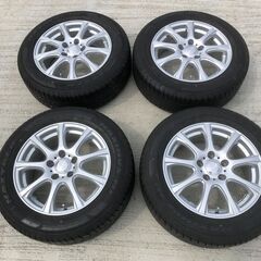 205/60R16 タイヤ ホイールセット 4本 20年製 9分山
