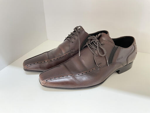 GEOX RESPIRA　ビジネスシューズ 41(25.5cm) 　茶色　 リサイクルショップ宮崎屋住吉店　23.3.13ｙ