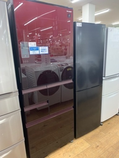 5ドア冷蔵庫　SHARP SJ-WX55E-R