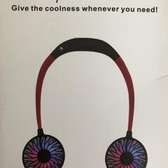 首かけ扇風機の画像