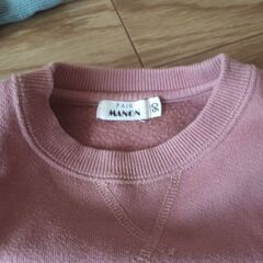 プティマイン　無地トレーナー　90cmの画像