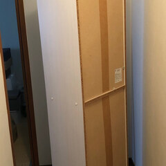 6段カラーボックス　ハイタイプ　白色　木目の画像