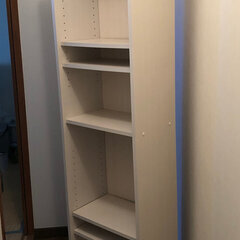 6段カラーボックス　ハイタイプ　白色　木目