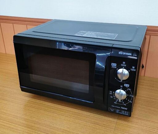 電子レンジ アイリスオーヤマ 2019年製 60Hz専用 700W EMO-F518-6-B