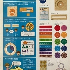 【値下げ】学研 よくわかる分数 木製シリーズの画像