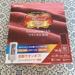 YAMAZEN フランネル電気毛布