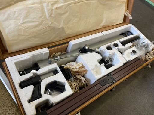914い　天体望遠鏡　HOYA　F=900mm D=60mm ジャンク品　箱入り