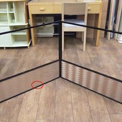 風炉先屏風 茶道具 鵬雲裂 上透 裏網代 両面使い 和室 インテリア 和家具 ディスプレイ 札幌市 厚別区の画像