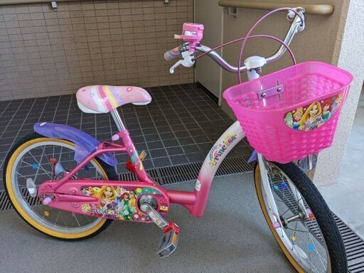 子供用自転車18インチ　ディズニープリンセス