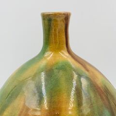 花瓶㉗ フラワーベース 花器 生け花 一輪挿し 陶器 骨董品の画像