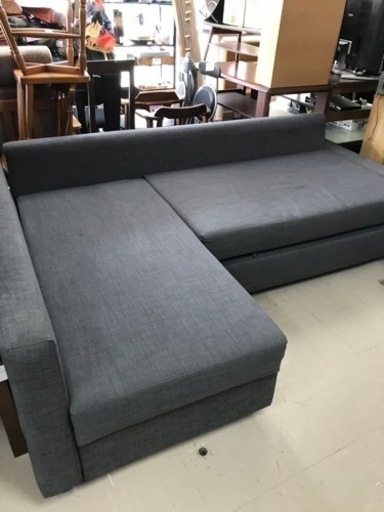 取引場所　南観音　K2209-384 収納付きL型ソファ