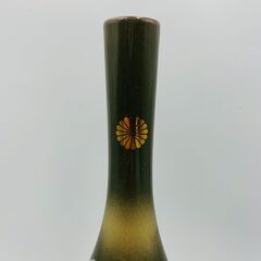 花瓶㉙ 壺型 フラワーベース 花器 生け花 一輪挿し 陶器 骨董品の画像