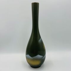 花瓶㉙ 壺型 フラワーベース 花器 生け花 一輪挿し 陶器 骨董品の画像