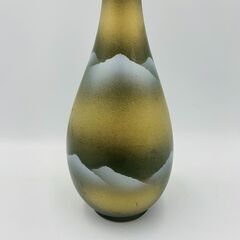 花瓶㉙ 壺型 フラワーベース 花器 生け花 一輪挿し 陶器 骨董品の画像