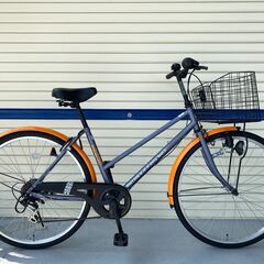 リサイクル自転車(2209-014)　シティーサイクル　２６インチ