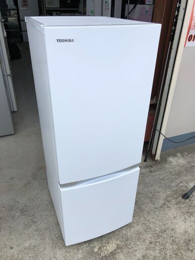 【動作保証あり】TOSHIBA 東芝 2021年 GR-S15BS 153L 2ドア 冷凍冷蔵庫【管理KRR424】