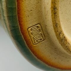 花瓶㉝ 壺型 フラワーベース 花器 生け花 陶器 骨董品の画像