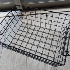 スチールバスケット 長さ35*幅24*高さ14cm