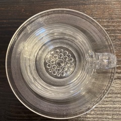 【未使用】カップ＆ソーサー　ガラス製　【6個セット】の画像