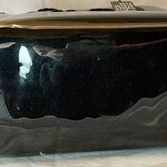 ROBERTA GANDOLFI ロベルタガンドロフィ 2WAYバッグ ハンドバッグ ショルダーバッグ クリア ビニール ファー ブラックの画像