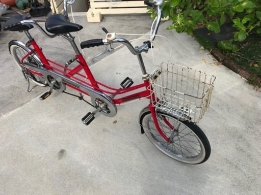 タンデム自転車　二人乗り