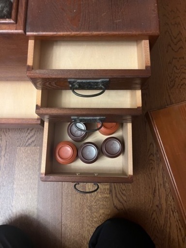 長火鉢　火鉢　引出し 中古品