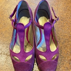 ANNA SUI 紫パンプス