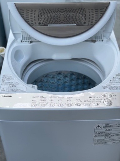 送料・設置込み　洗濯機　6kg TOSHIBA 2020年製