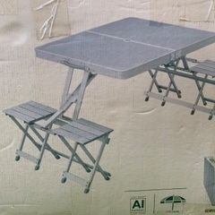 新品、コールマン、アルミピクニックテーブルの画像