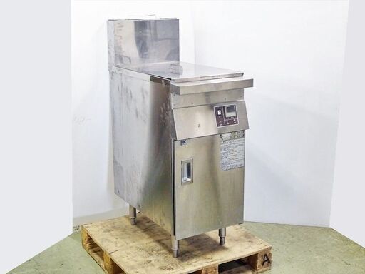 山口)下松市より　コメットカトウ 赤外線フライヤー 都市ガス13A CSF-TRFD3 単相100V 油量32.5L W39.5×D75×H114cm 　BIZJJ026H