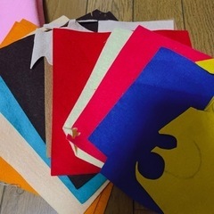 フェルト生地　ハンドメイド　の画像
