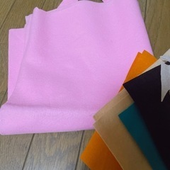 フェルト生地　ハンドメイド　の画像