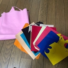 フェルト生地　ハンドメイド　の画像