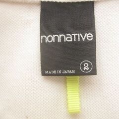 【訳あり品お譲りします】nonnative ポロシャツ サイズ2（メンズMサイズ）／ノンネイティブの画像
