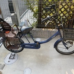 子供乗せ自転車（後部チャイルドシート付き）