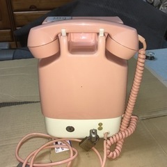 当時物　ピンク公衆電話の画像
