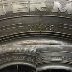 DUNLOP WINTER MAXX WM02 185/65R15 15インチ スタッドレス 4本 2019年製 ティーダ ノート フリード デミオ等　(VTO593) クレジットカード QRコード決済可能の画像