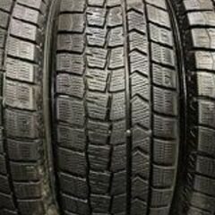 DUNLOP WINTER MAXX WM02 185/65R15 15インチ スタッドレス 4本 2019年製 ティーダ ノート フリード デミオ等　(VTO593) クレジットカード QRコード決済可能の画像