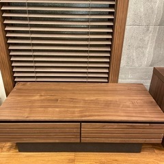 ウォルナット　ローテーブル