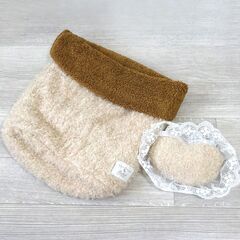 RADICA ラディカ プードルボアスウィート寝袋ベッド　ペット...