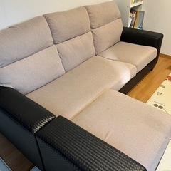 3人掛け　カウチソファー