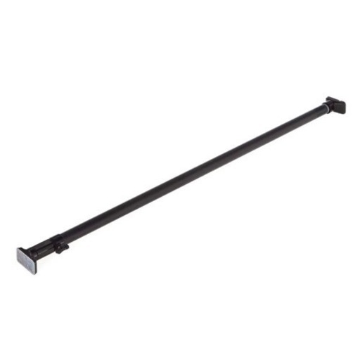 新品 つっぱり棒 110-190cm 45kgまで対応 マットブラック 頑丈 強力タイプ バネ入り 便利 収納 グッズ アイテム インテリア 家具 新生活 正規品
