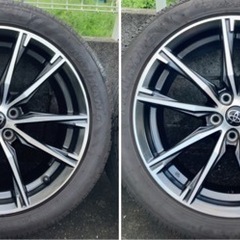 86(ZN6)後期純正ホイール＋走行浅タイヤの画像