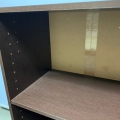 カラーボックス 茶色の画像